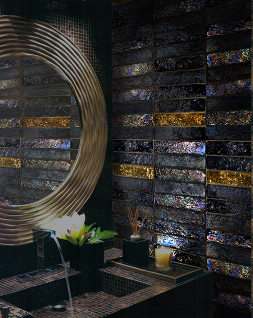 Cotto Etrusco - Mix New York Madreperla / Lustro Oro